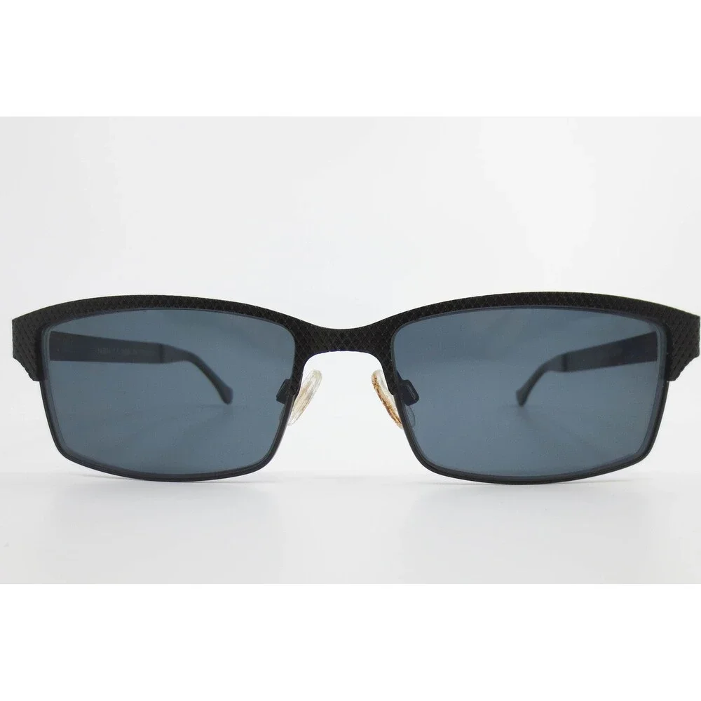 Marc Ecko Developer Sunglasses Matte Black Metal Rectangle Frame 54-16-140 CV